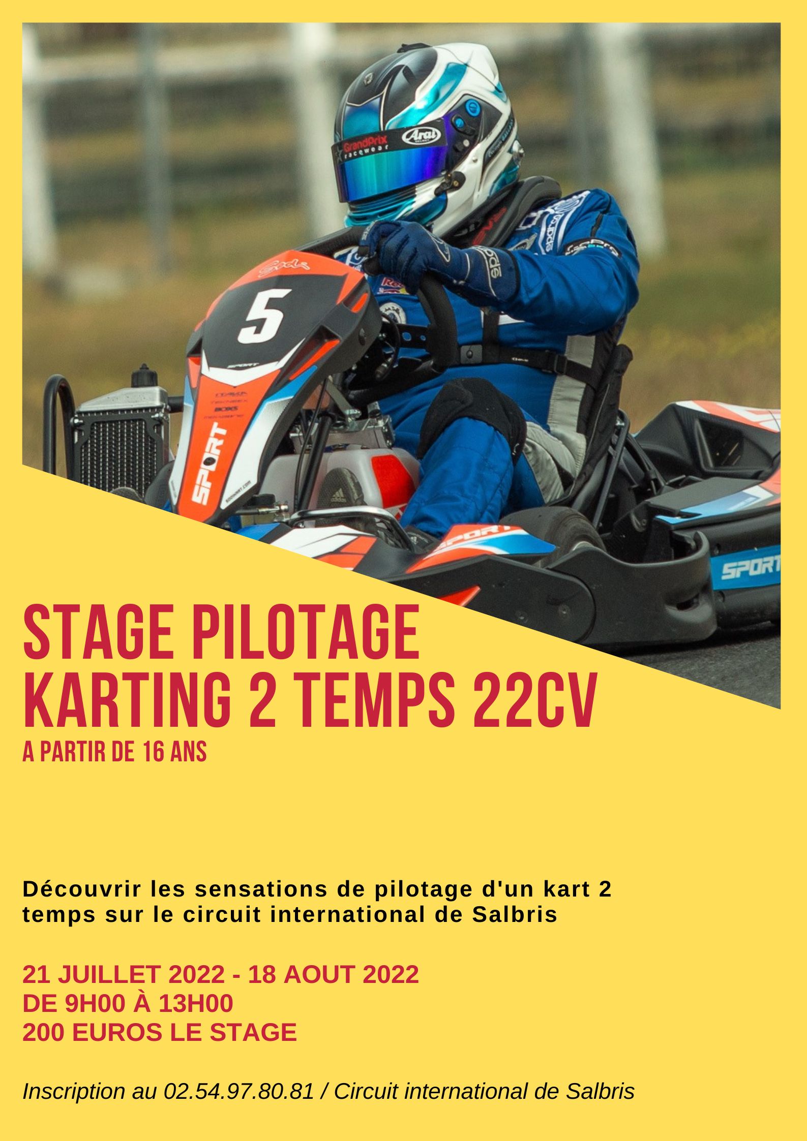 Karting KartOuest . session de pilotage individuelle pour