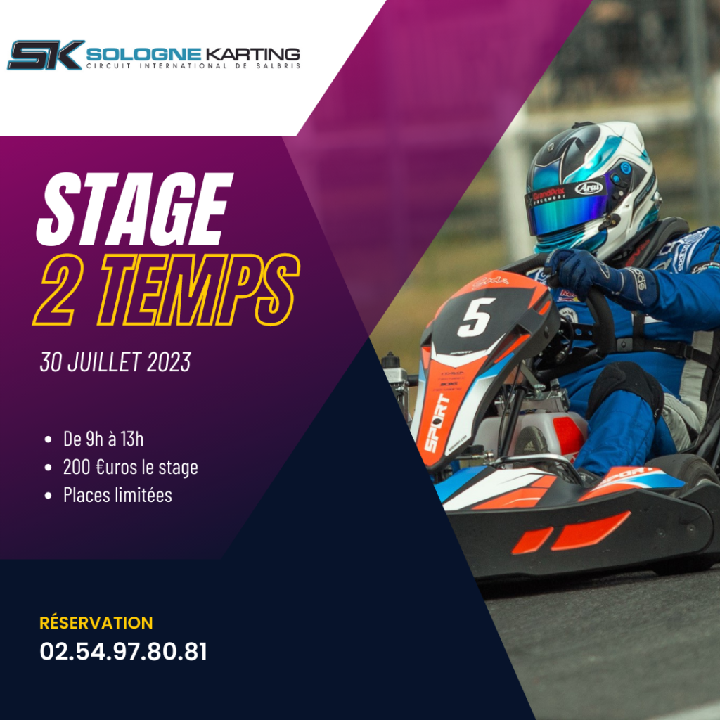 STAGE DE PILOTAGE ROTAX Sologne Karting, Circuit International de Salbris
