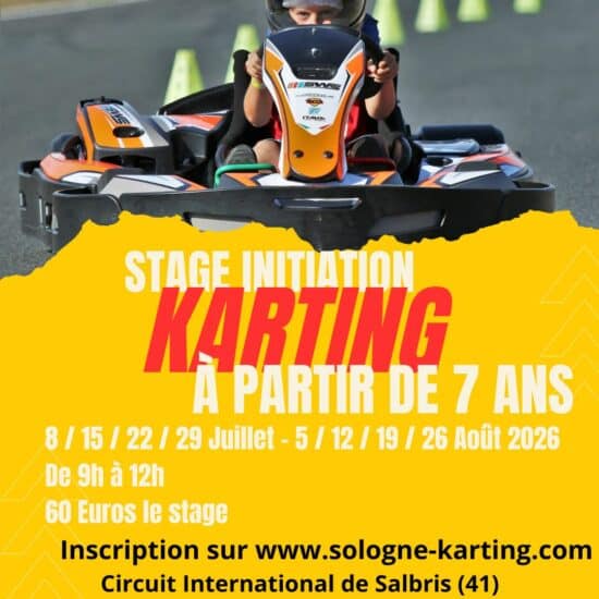 Sologne Karting / Kartagene propose des stages pour initier les enfants au kart.